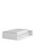 Bett 120x200 niedrig Young White