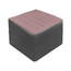 Aufklappbarer Hocker Pink