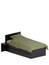 Bett 90x200 Dark