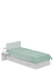Polsterbett 90x190 White