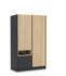 Schrank 120-2-60/200 Concrete Dark