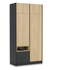Schrank 120-2-60/240 Concrete Dark
