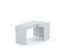 Eckschreibtisch B58 145x95 rechts Stone