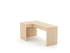 Eckschreibtisch B58 165x95 links Oak Lindberg