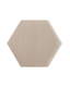 Paneel Heksagon Beige Piano