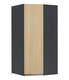 Garderobe P Concrete Oak