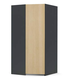 Garderobe L Concrete Dark