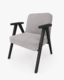 Stuhl Helsinki Dark Grey Cloud 81