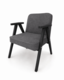 Stuhl Helsinki Dark Anthracite Cloud 97