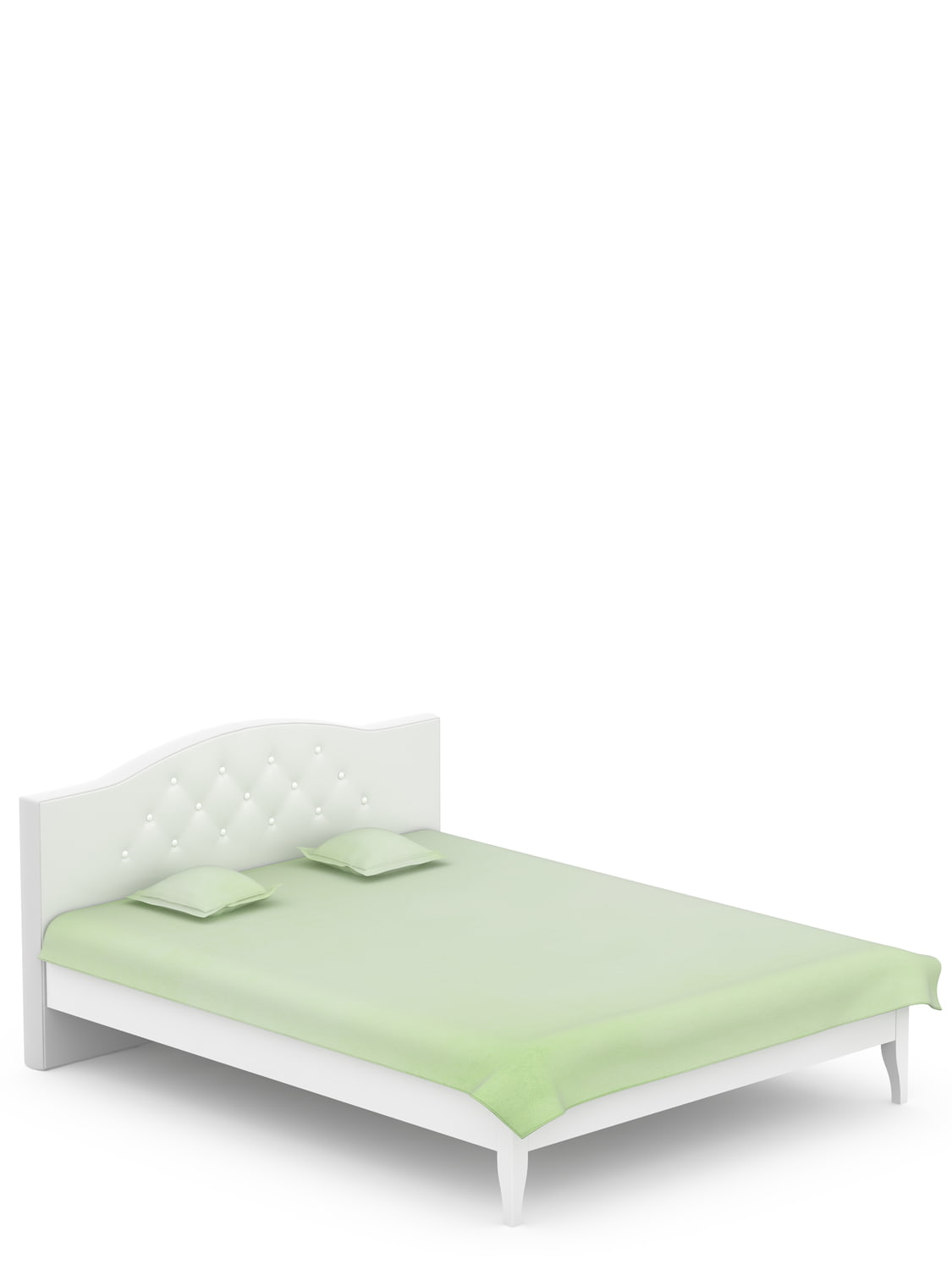 Bett 160/200 Simple White