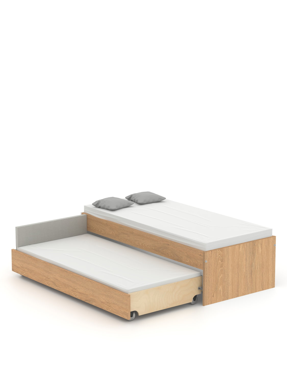 Bett Double 90-N White Oak