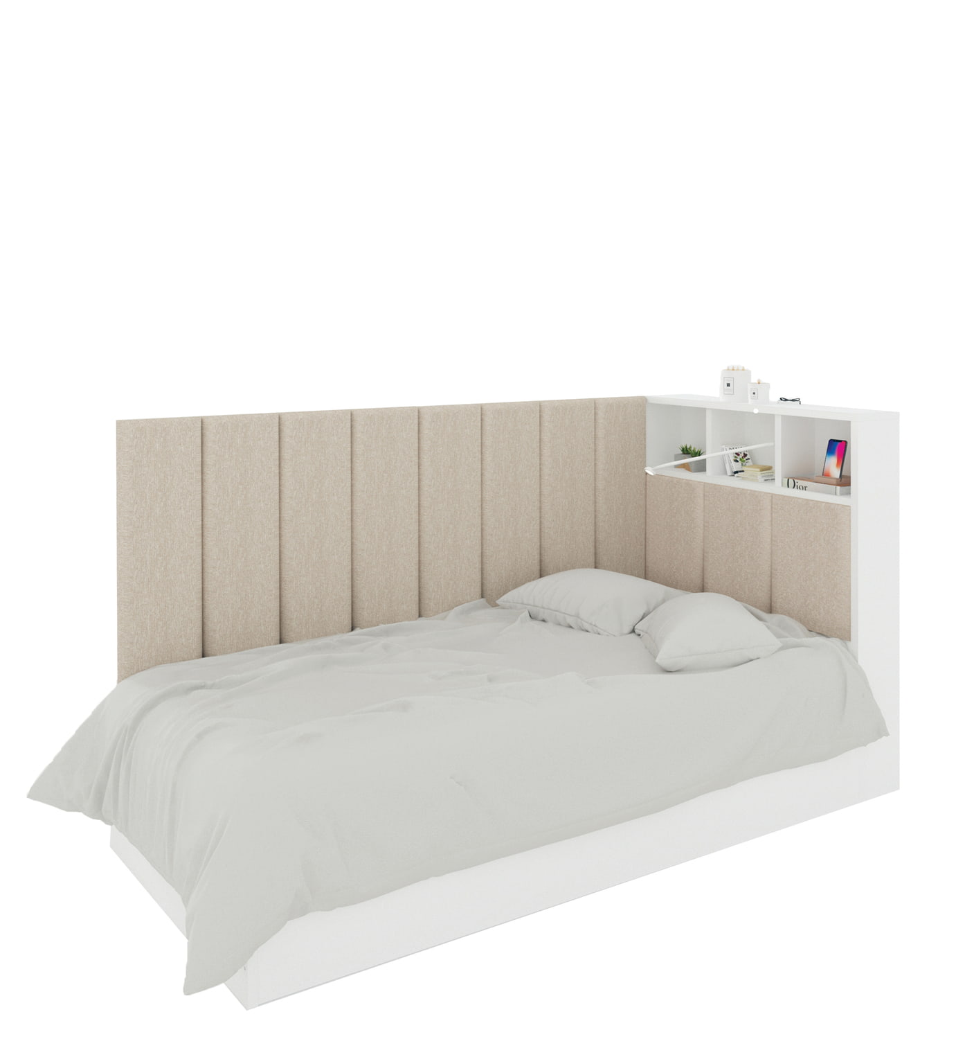 Bett Chill White 90