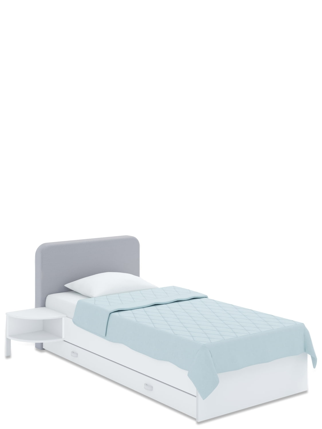 Polsterbett Soft 90x170 Stone