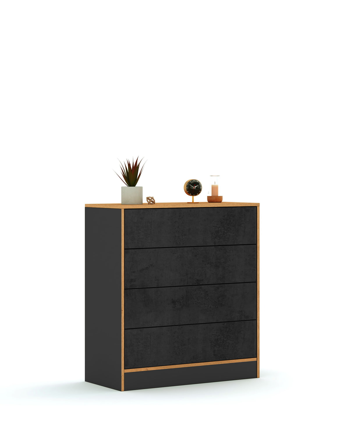 Kommode 90 Mode Concrete Oak