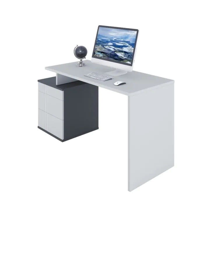 Schreibtisch L4 125 Stone Grey