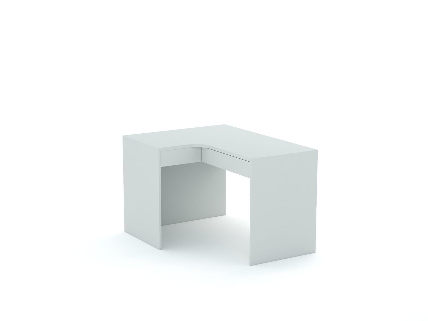 Eckschreibtisch B58 125x95 links Stone
