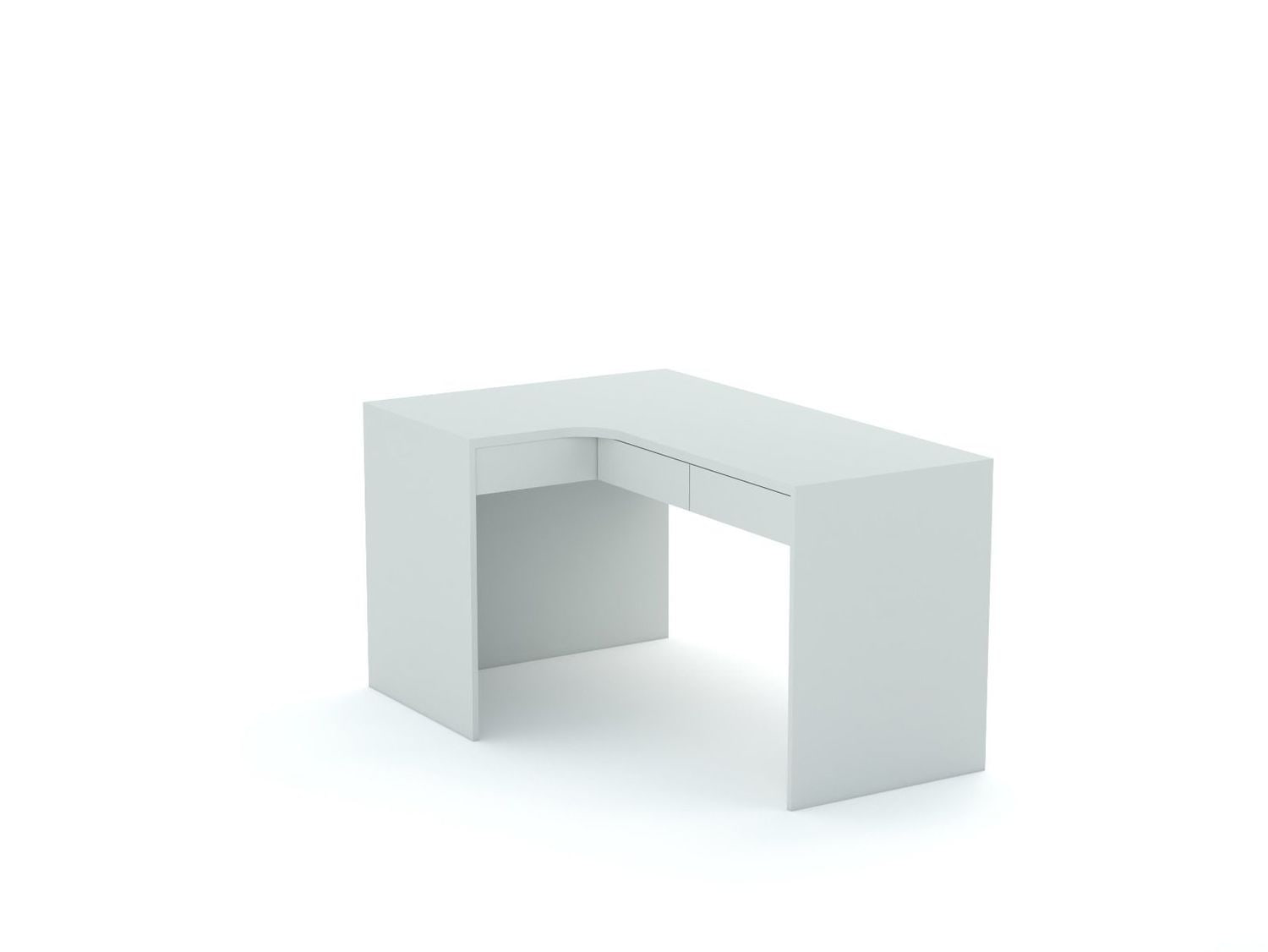 Eckschreibtisch B58 145x95 links Stone