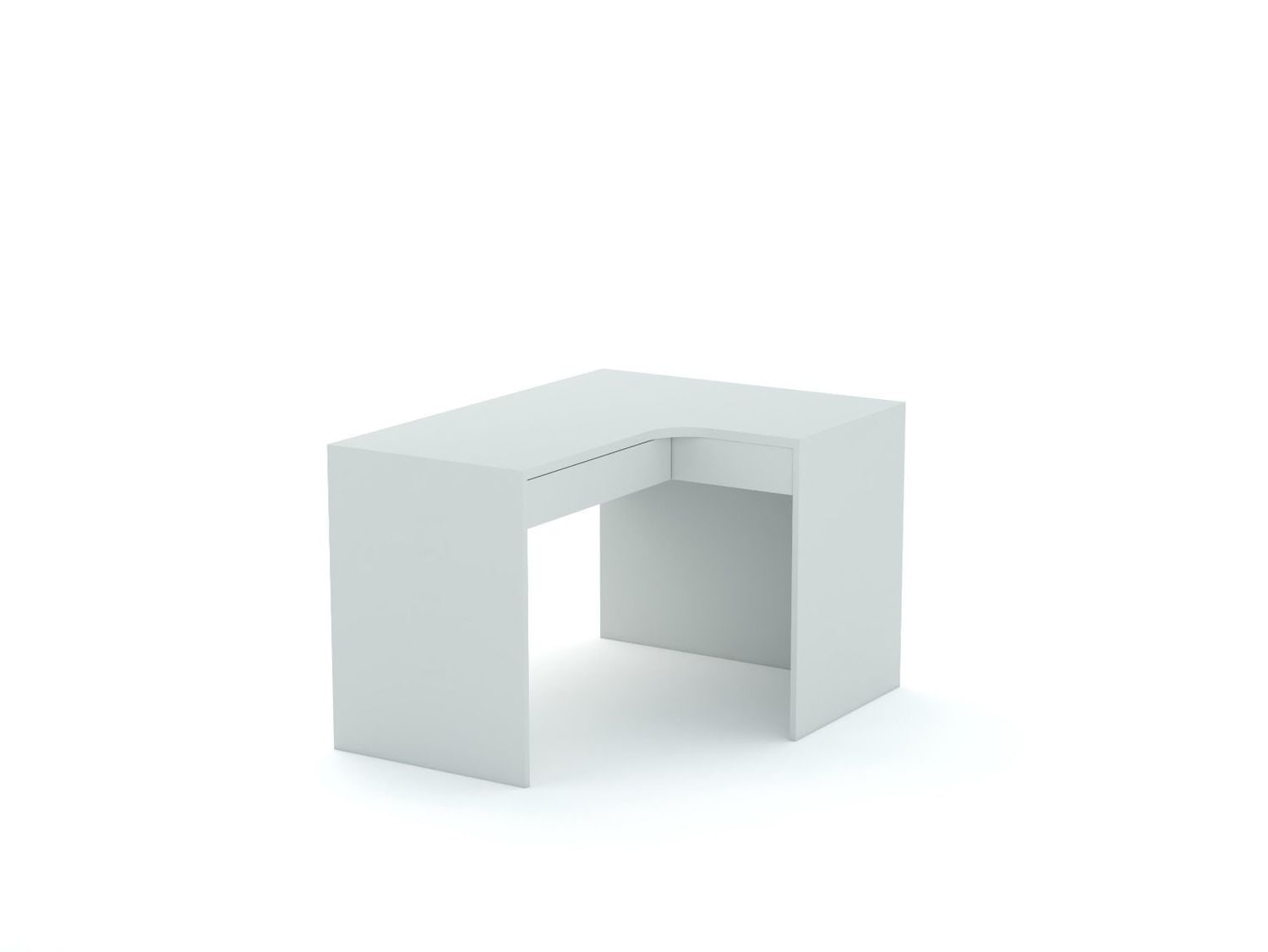 Eckschreibtisch B58 125x95 rechts Stone