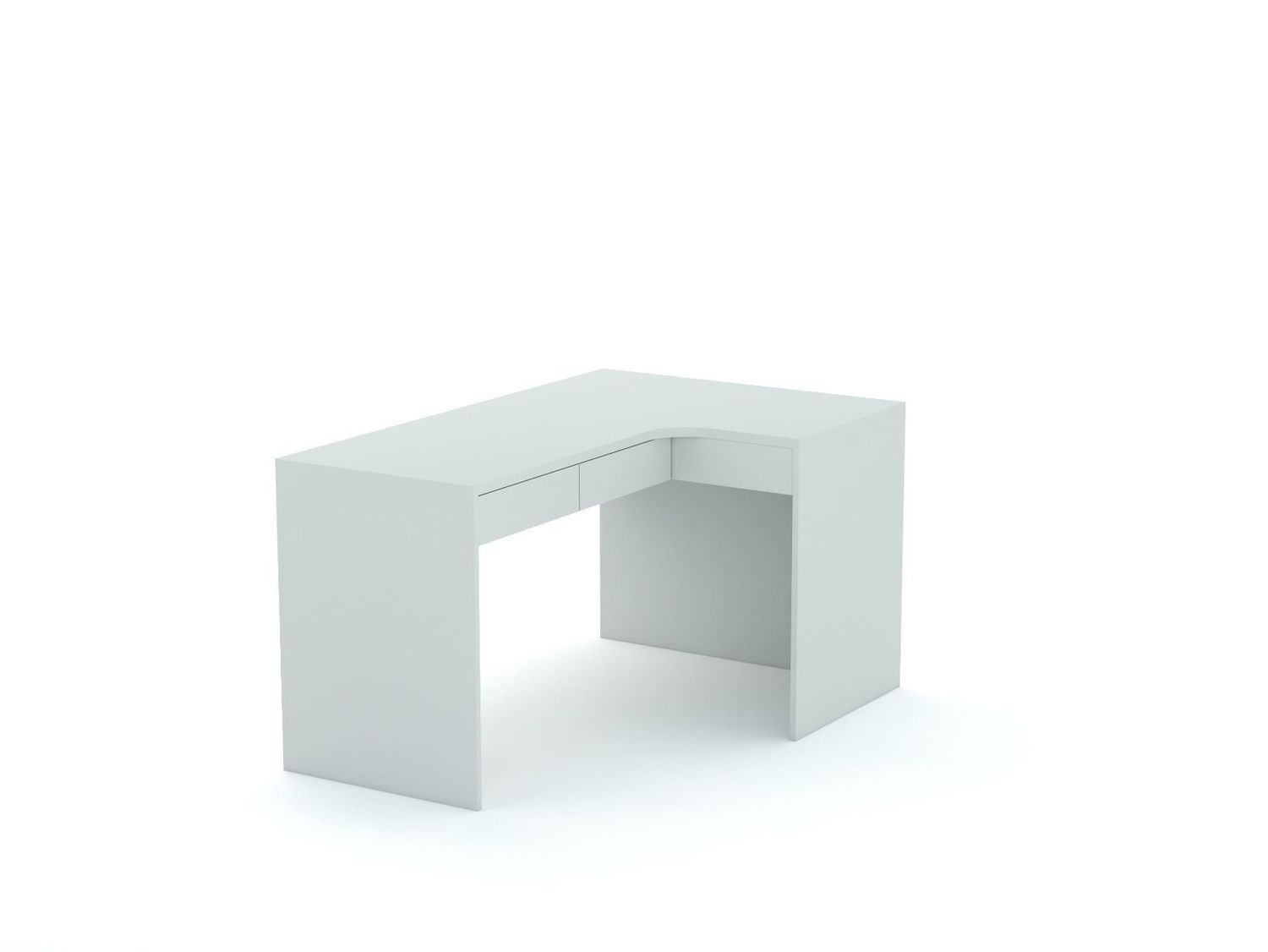 Eckschreibtisch B58 145x95 rechts Stone