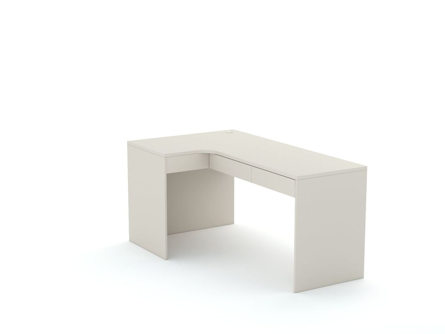 Eckschreibtisch B58 165x95 links Sandline