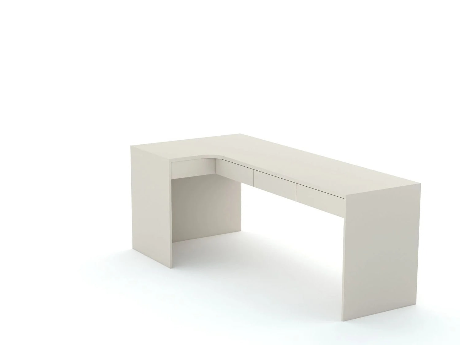 Eckschreibtisch B58 205x95 links Sandline