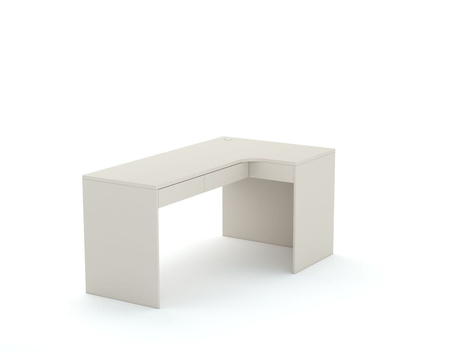 Eckschreibtisch B58 165x95 rechts Sandline