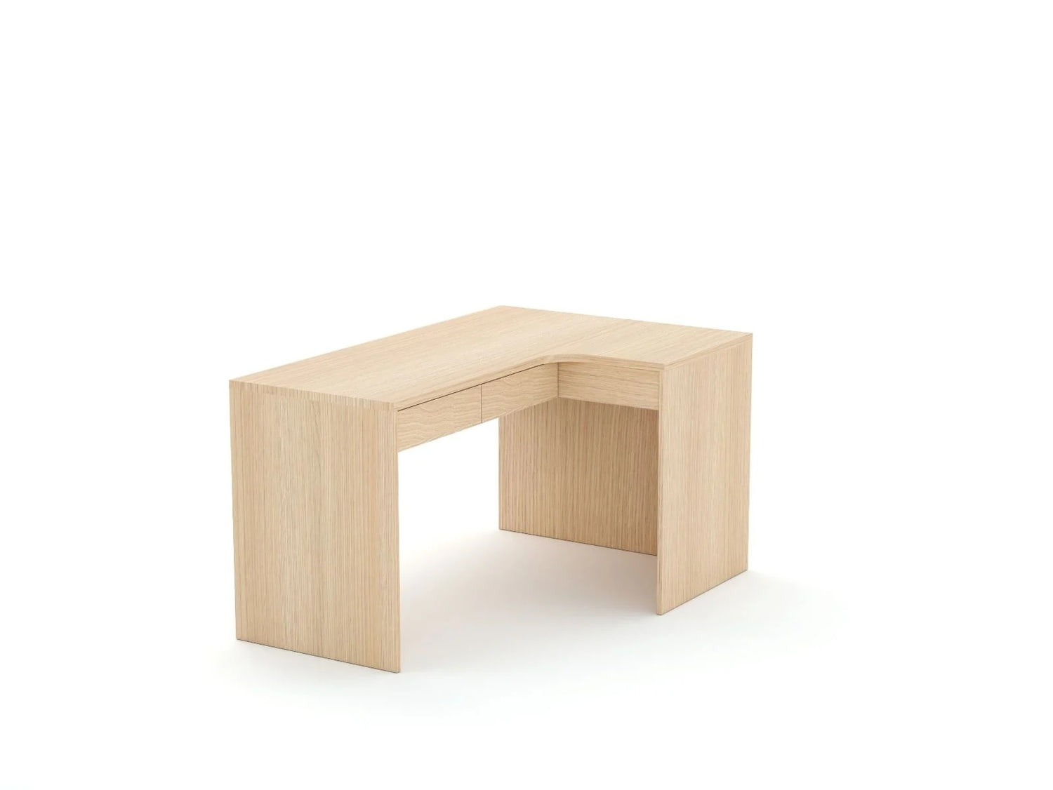 Eckschreibtisch B58 145x95 rechts Oak Lindberg
