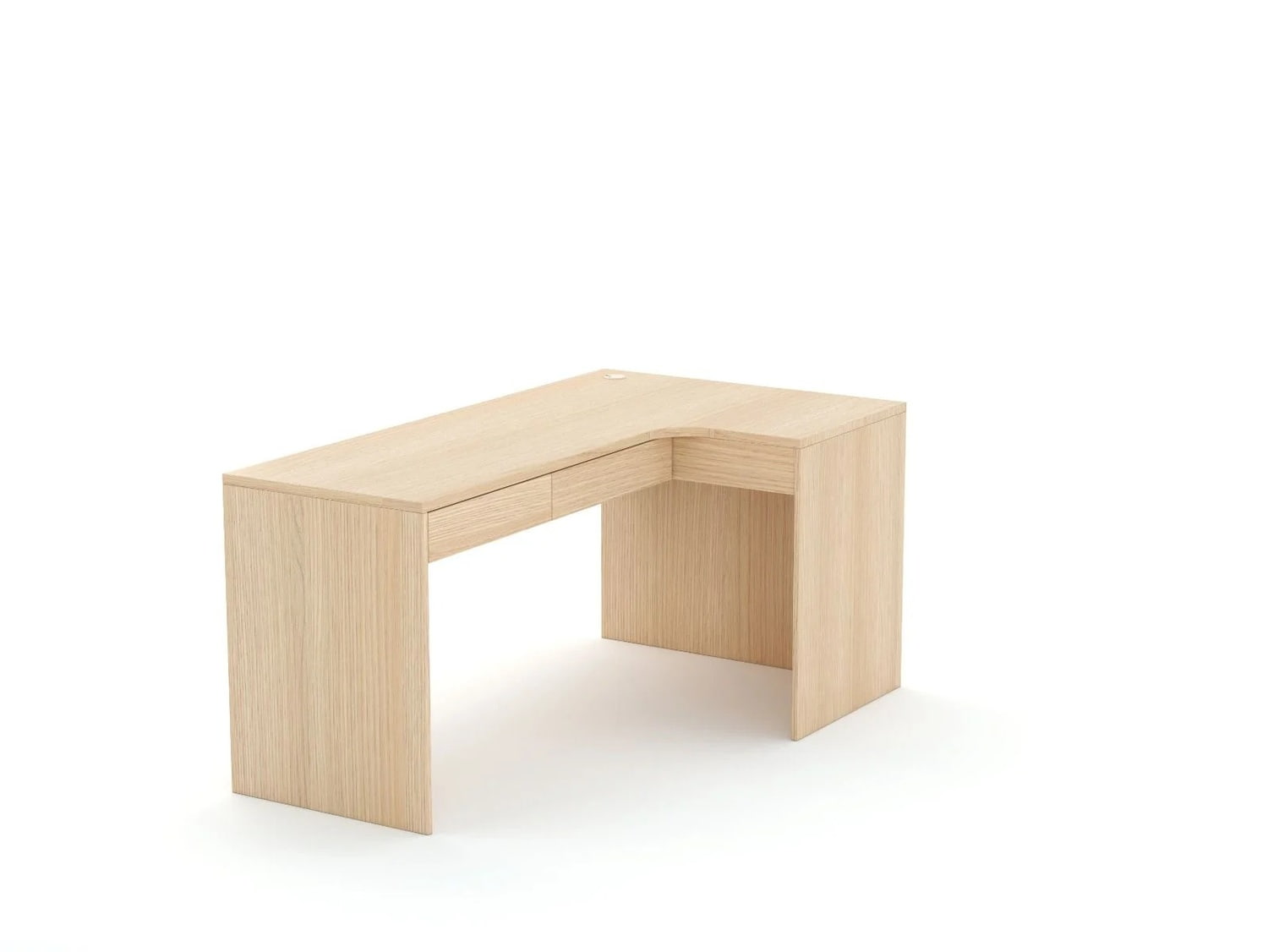 Eckschreibtisch B58 165x95 rechts Oak Lindberg