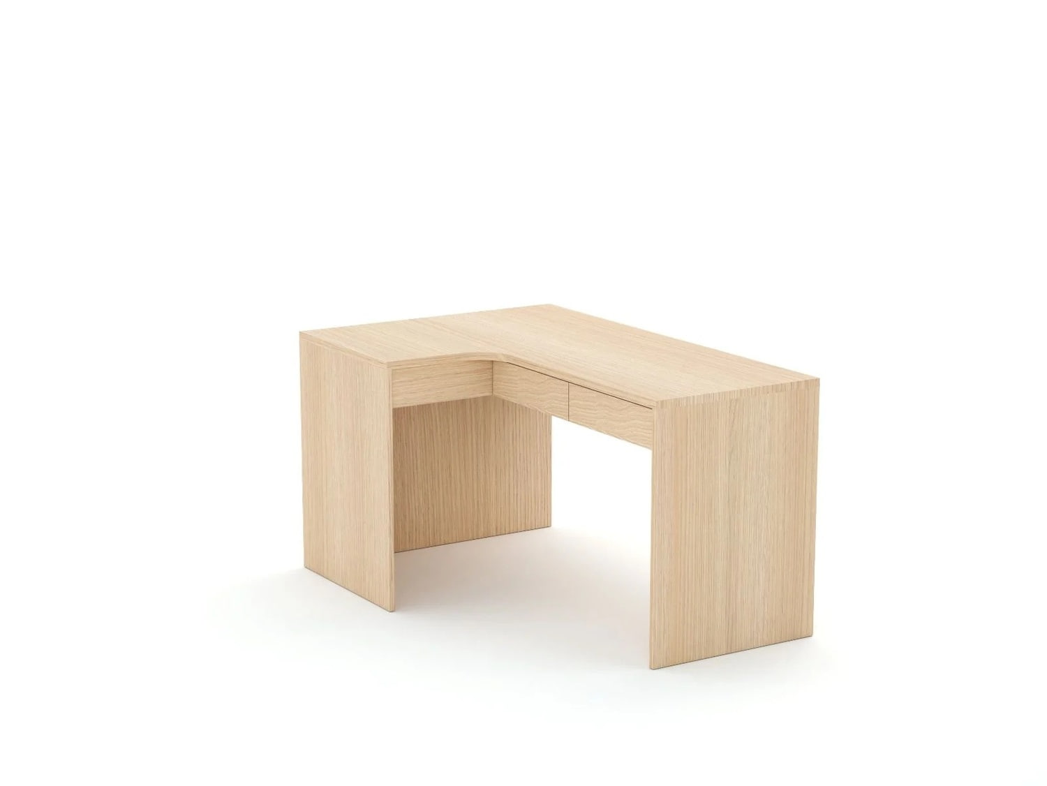 Eckschreibtisch B58 145x95 links Oak Lindberg