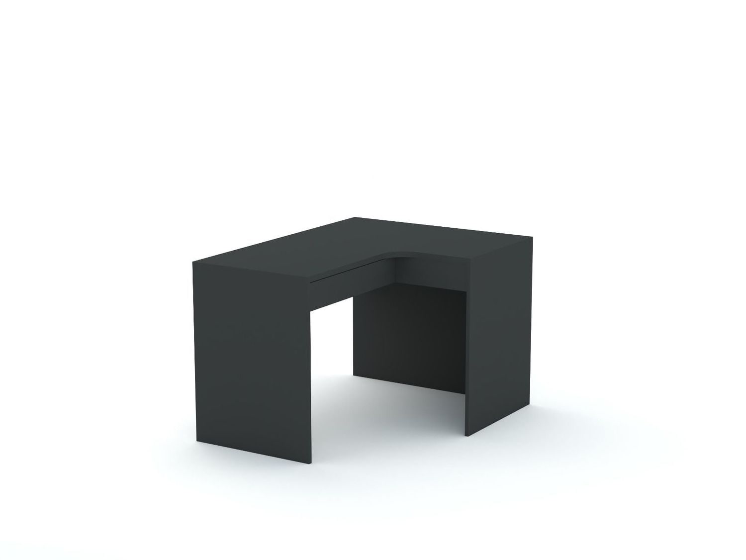 Eckschreibtisch B58 125x95 rechts Anthracite