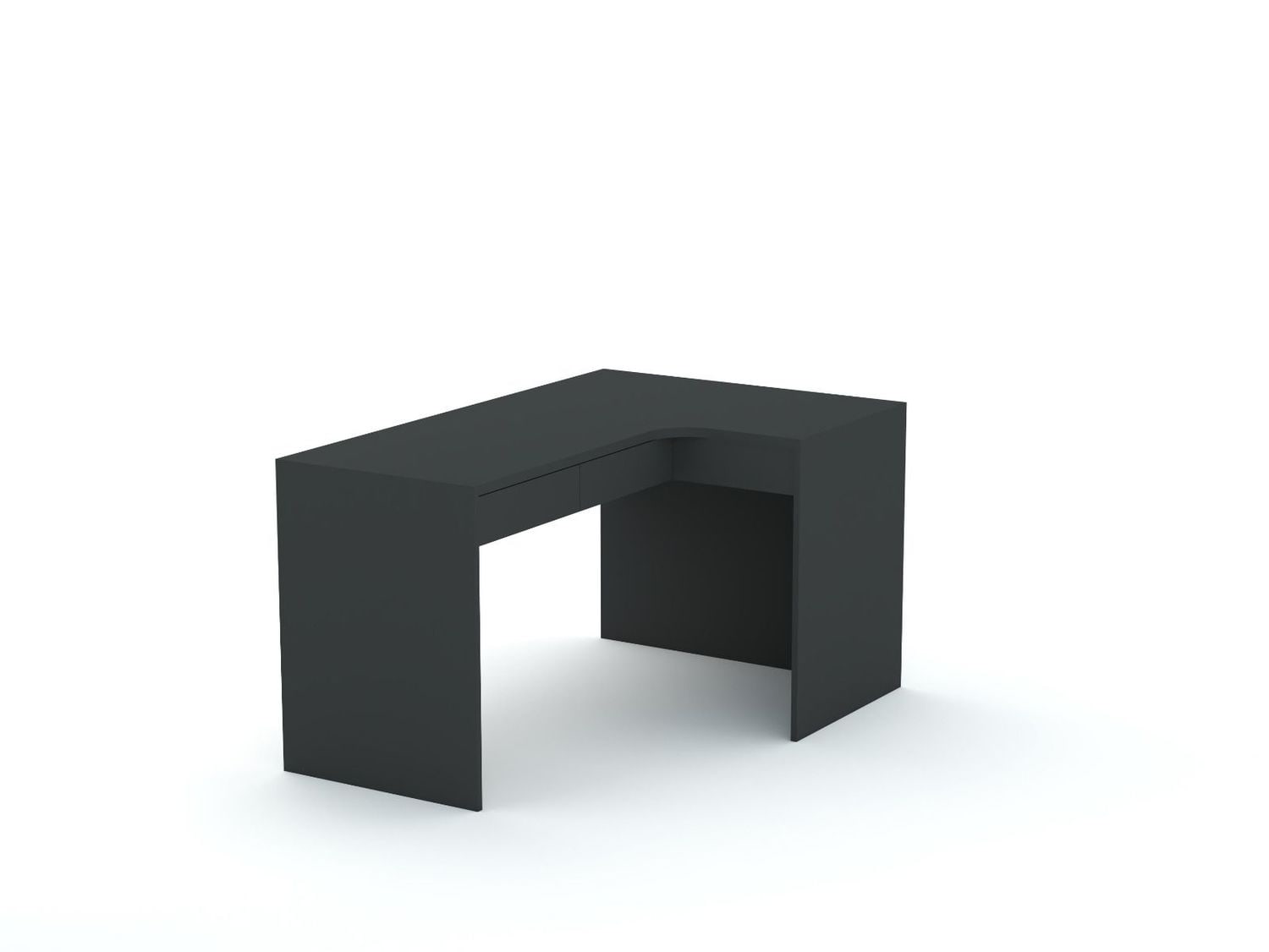 Eckschreibtisch B58 145x95 rechts Anthracite