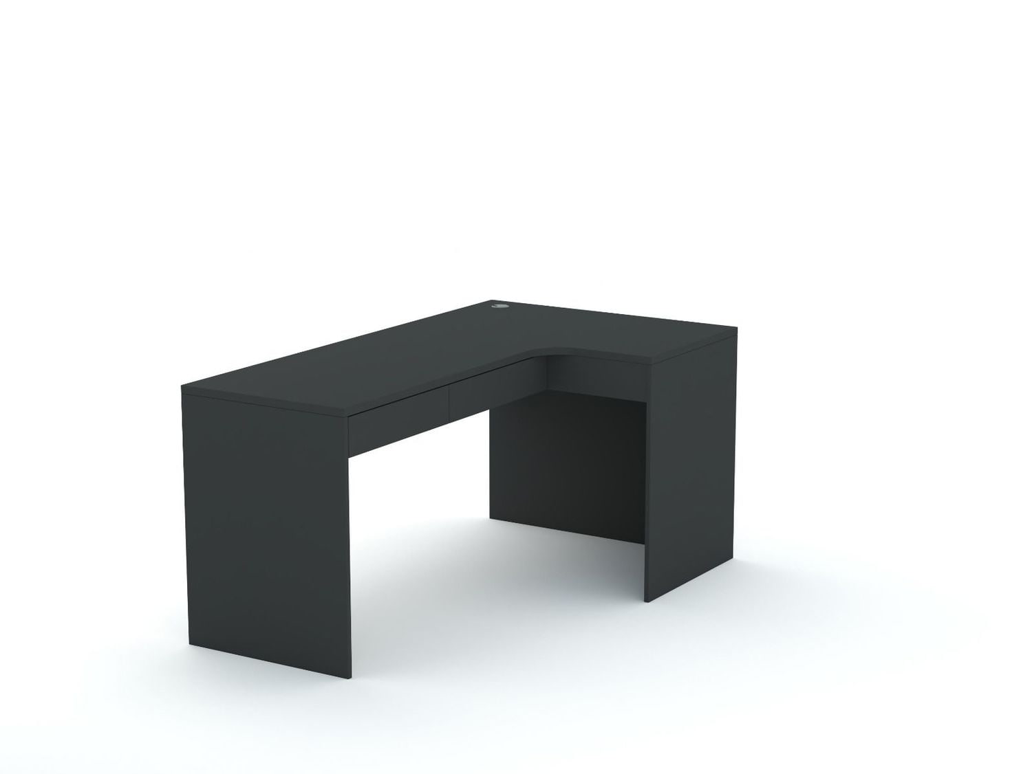 Eckschreibtisch B58 165x95 rechts Anthracite