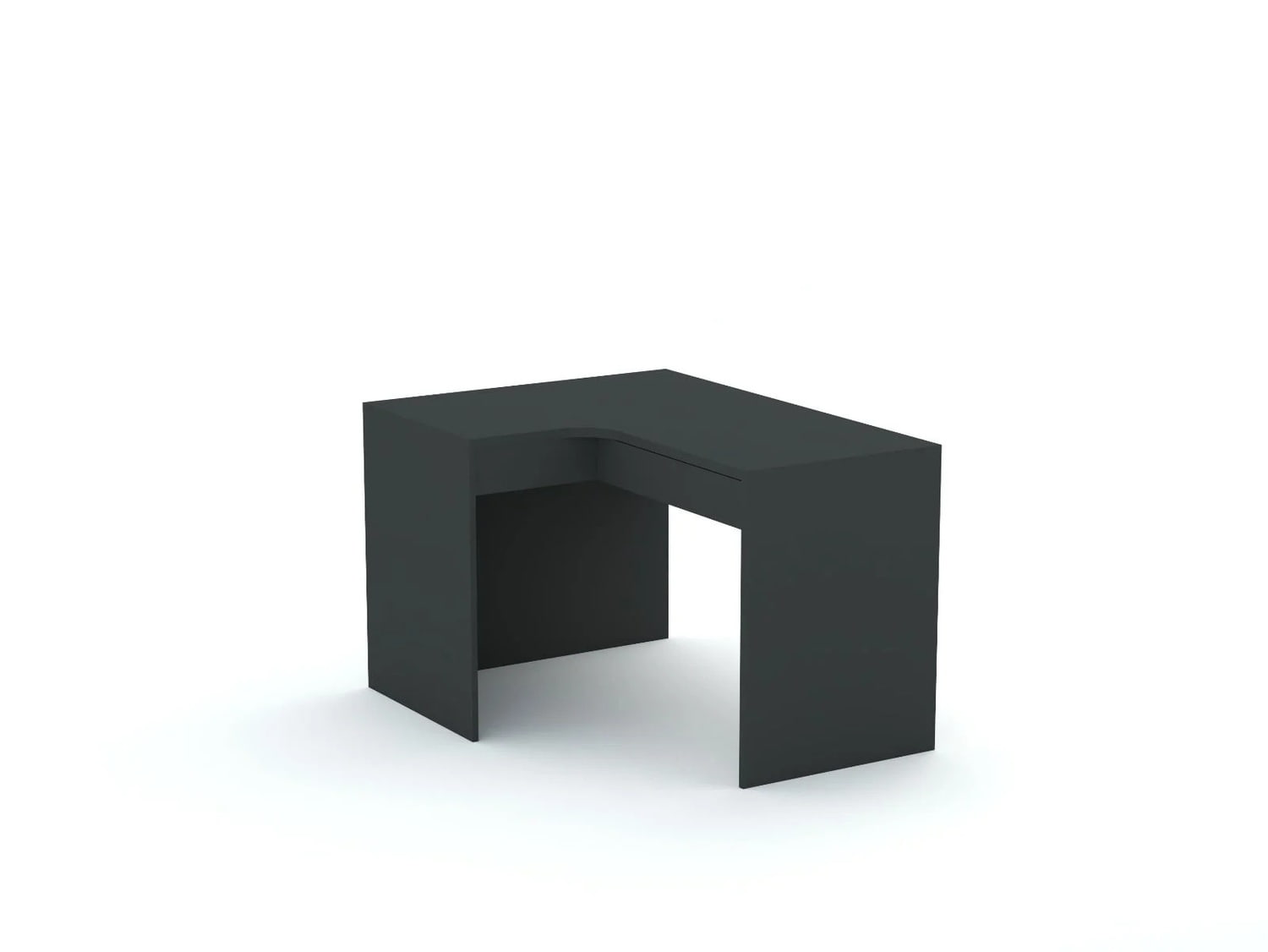 Eckschreibtisch B58 125x95 links Anthracite