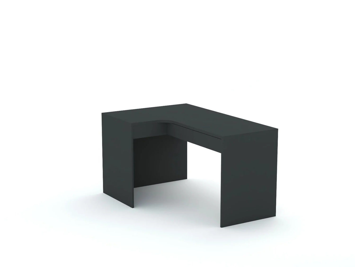 Eckschreibtisch B58 145x95 links Anthracite