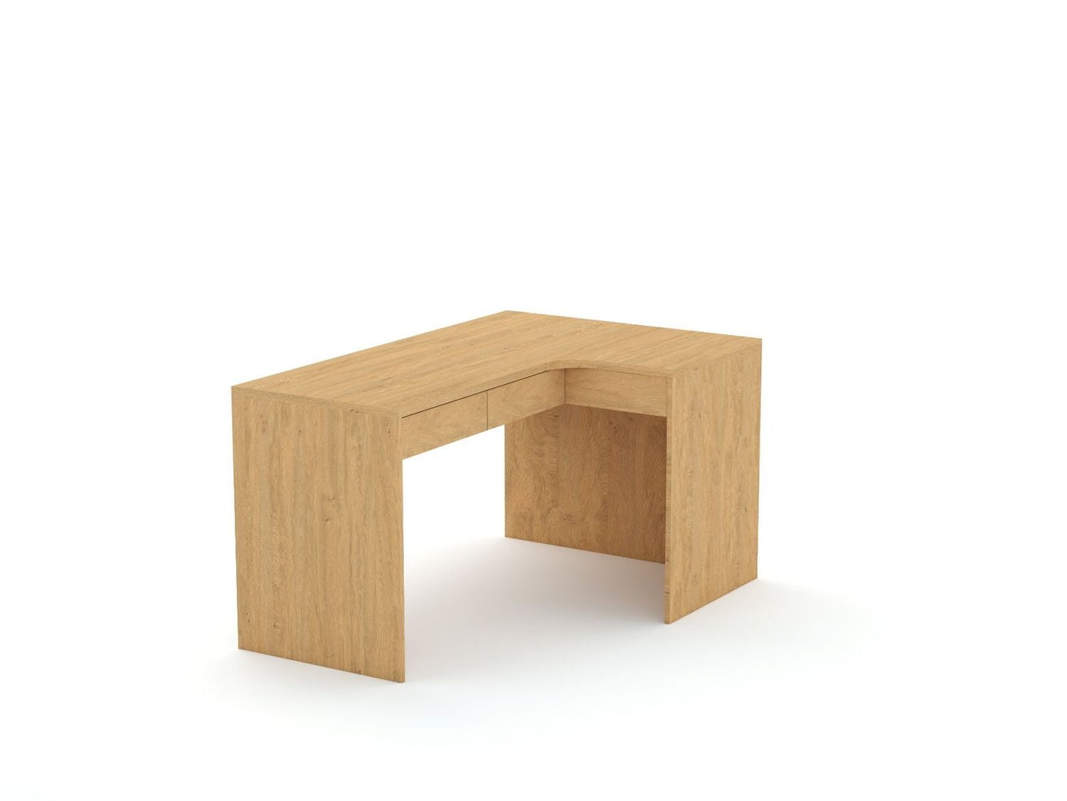 Eckschreibtisch B58 145x95 rechts Oak