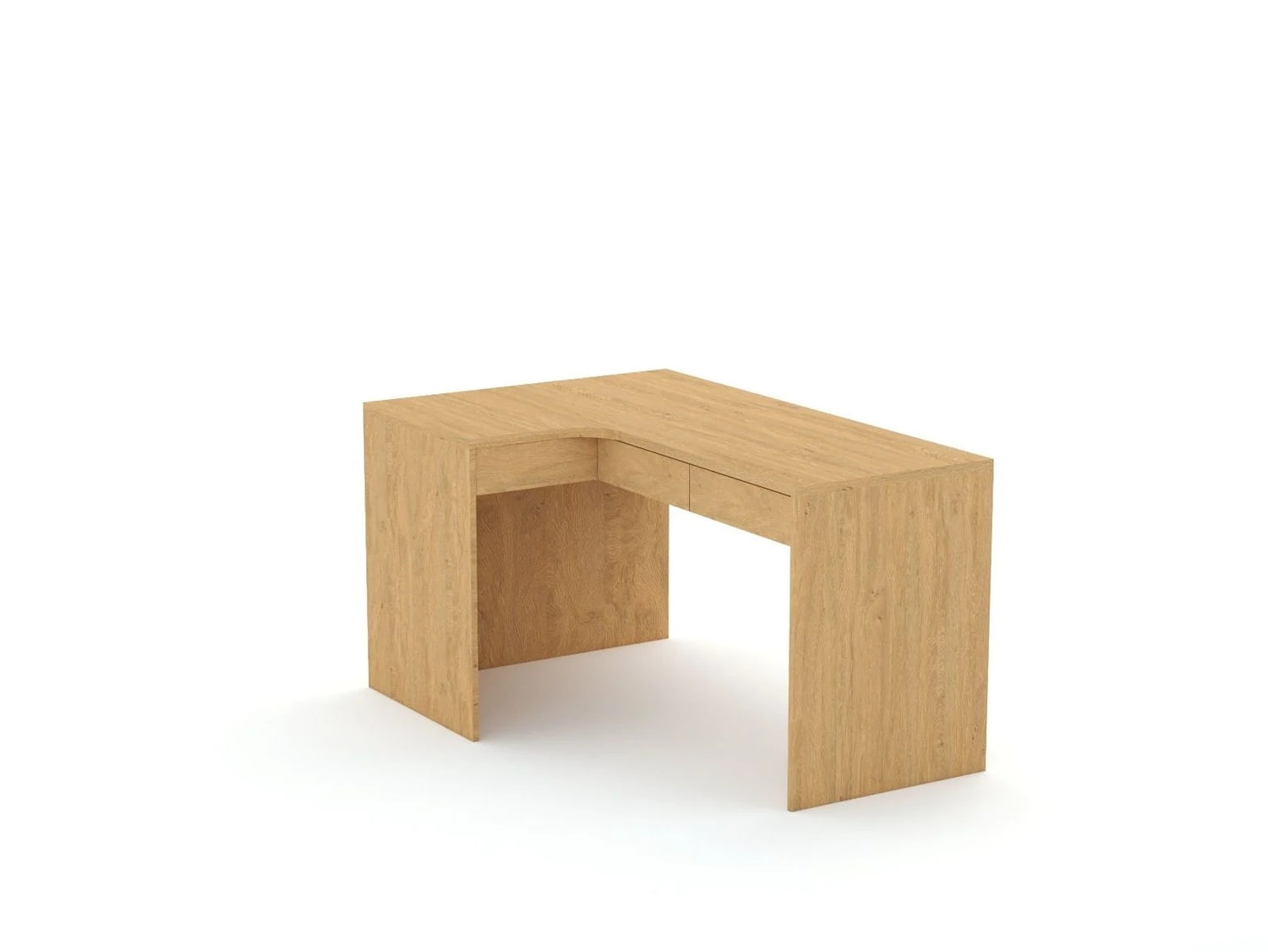 Eckschreibtisch B58 145x95 links Oak