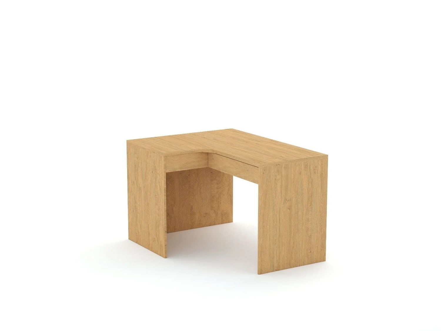 Eckschreibtisch B58 125x95 links Oak