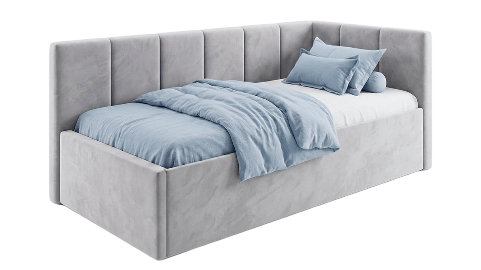 Bett Like 90 rechts Grey Cloud 81