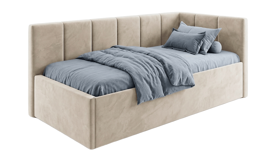 Bett Like 90 rechts Beige Cloud 03