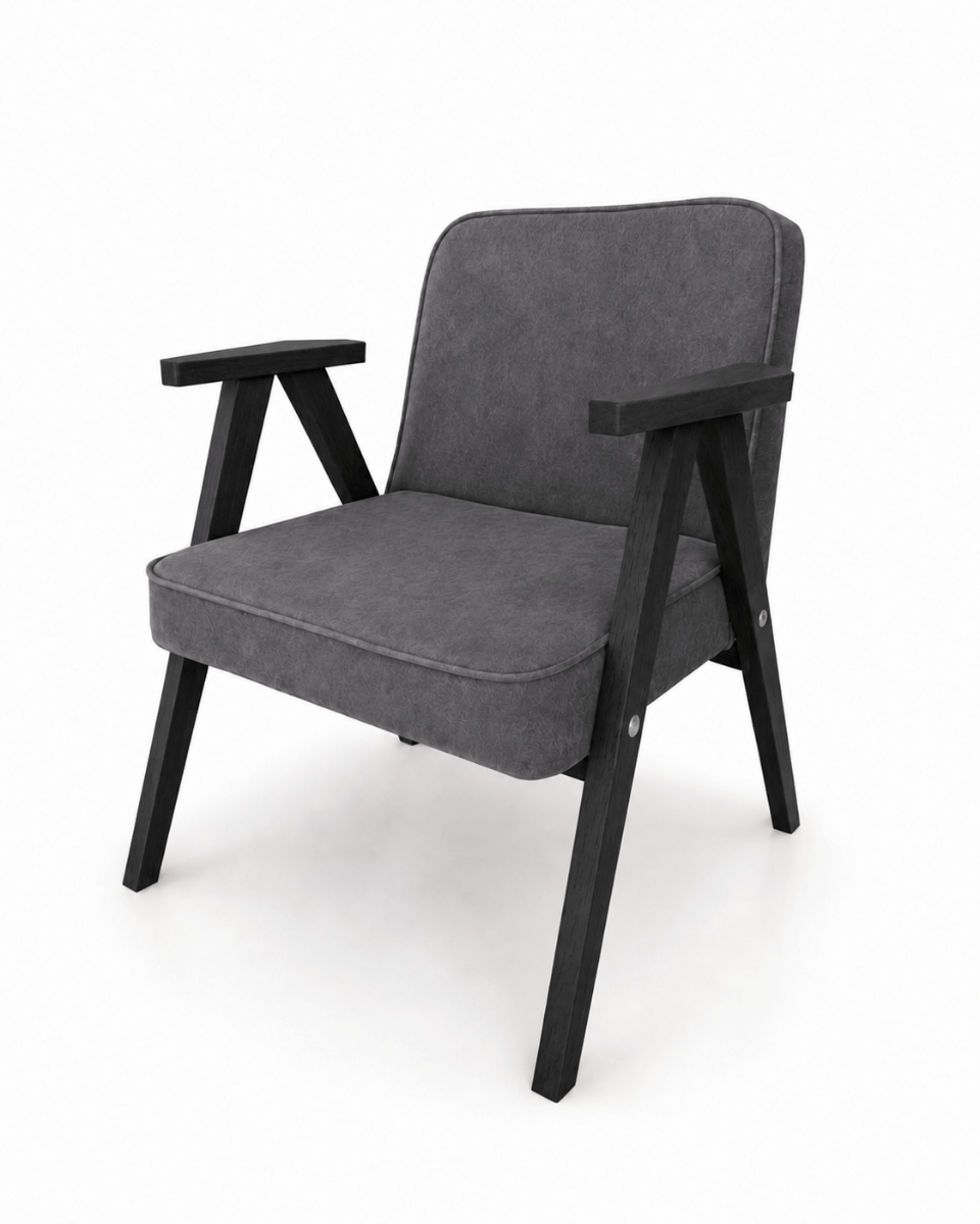 Stuhl Helsinki Dark Anthracite Cloud 97