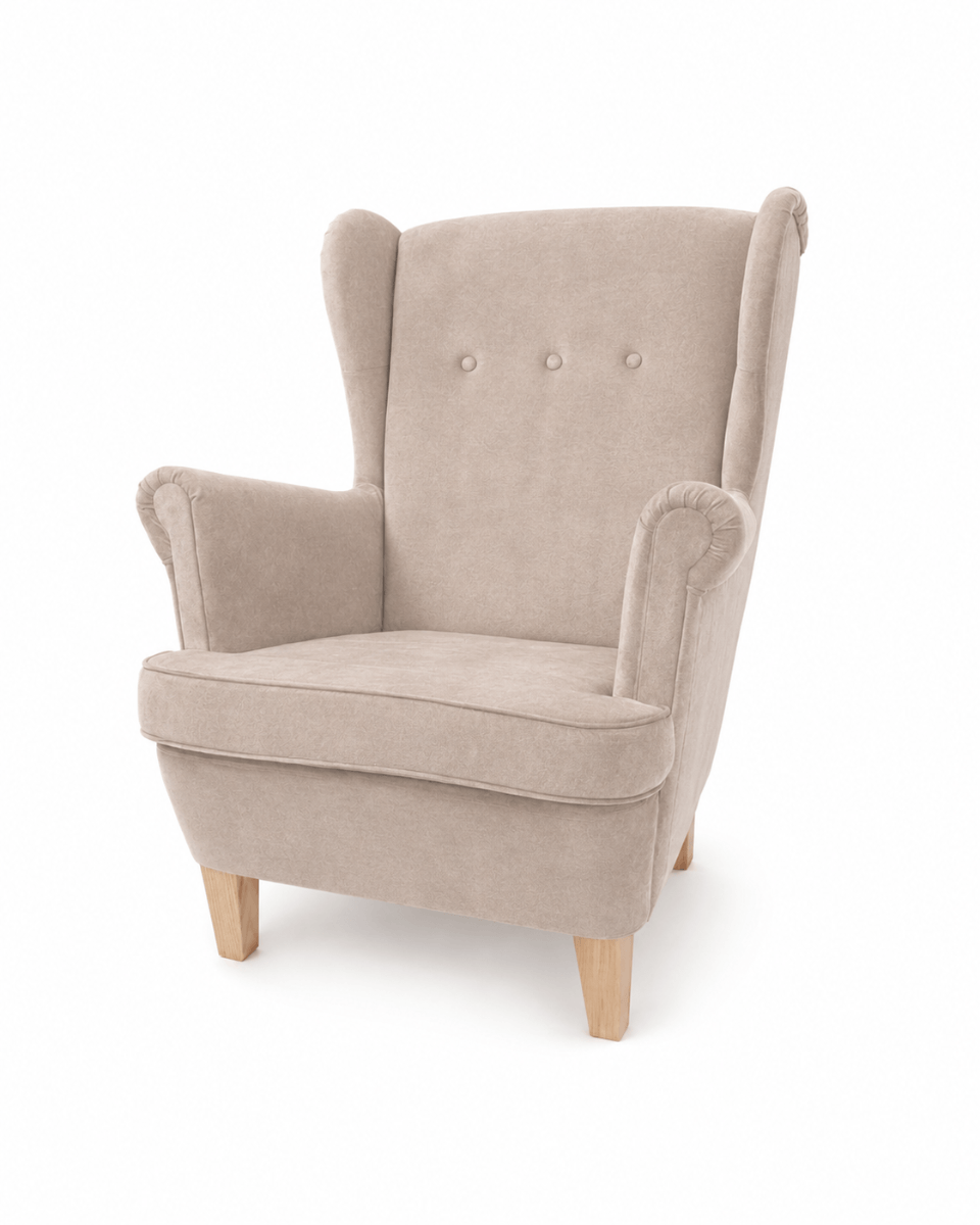 Ohrensessel Beige Cloud 03