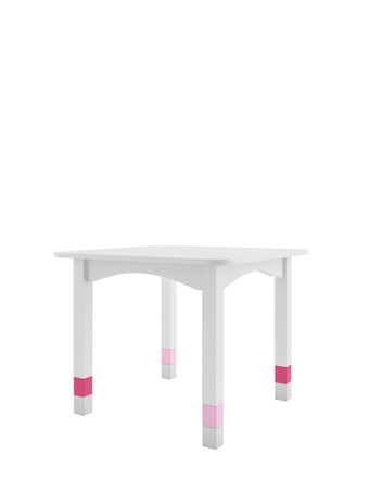 Tisch 67 Kids White + Pink