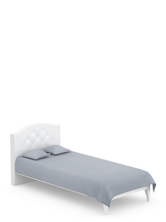 Bett 90/200 Simple White