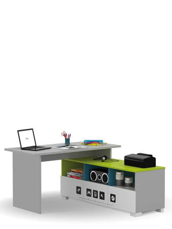 Schreibtisch Flex Plus 140 Grey