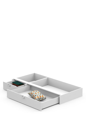 Bettkasten Twin White