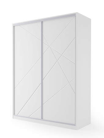 Schiebetürenschrank 160 X White