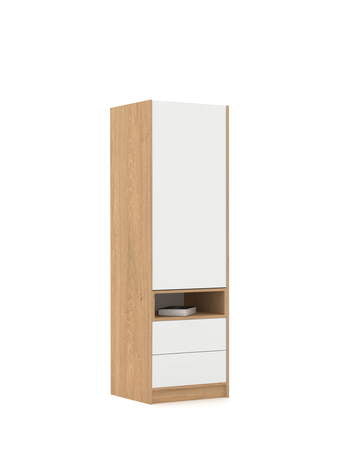 Schrank 60-2-60L/200 White Oak