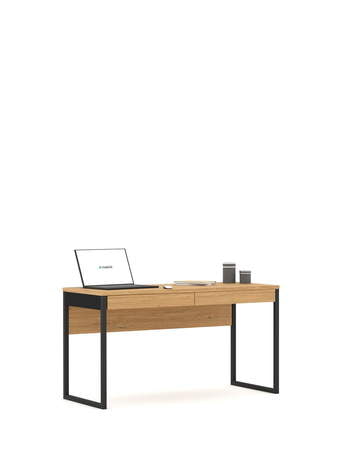 Schreibtisch 140 Concrete Oak