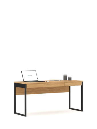 Schreibtisch 160 Concrete Oak