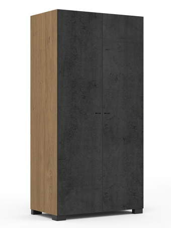 Schrank 100 Concrete Oak
